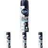 NIVEA MEN Nero & Bianco 48 H Invisible Fresh Spray Antitraspirante per Uomo 150 ml (Confezione da 4)
