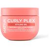KATIVA Curly Plex Gel Ricci Fissatore - Definizione & Tenuta Prolungata, Finitura Morbida Senza Effetto Cartonato - Anti Crespo, Lucentezza - Nano-Bond Complex, Burro di Karité & Semi di Lino