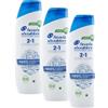 Head & Shoulders Shampoo 2 in 1 Classic 250 ml 250 ml (Confezione da 3)