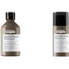 L'Oréal Professionnel Kit Shampoo + Crema Senza Risciacquo, Per Tutti i Tipi di Capelli Danneggiati, Meno Danni e Maggiore Forza, Senza Solfati, Absolut Repair Molecular, 300ml + 100ml