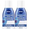 Nivea Struccante occhi doppia azione per tutti i tipi di pelle, Blu, 125 ml (Confezione da 2)