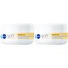 NIVEA Soft Daily UV SPF15 100 ml, Crema idratante corpo, viso e mani per 48 ore di fresca idratazione, Crema multiuso con Vitamina E, Olio di Jojoba e protezione solare SPF 15 UVA + UVB