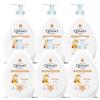 Dermomed Sapone Mani Liquido Energia al Mango con Acido Ialuronico e Glicerina, Idratante, Energizzante e pH Neutro, Profumo Esotico e Tropicale, Dermatologicamente Testato, 600 ml x 6