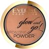 Eveline Cosmetics Glow and Go Terra Abbronzante Compatta - No 02 Jamaica Bay - Bronzer Setoso per Contouring e Rilancio dell'Abbronzatura