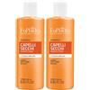 Euphidra, Shampoo Capelli Secchi, Flacone 250 ml, Delicato ed Efficace per Capelli Aridi, Devitalizzati e Crespi, Morbidi e Luminosi, Dermatologicamente Testato (Confezione da 2)