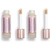 Revolution Beauty London Revolution Conceal & Define Foundation, Fondotinta Liquido a Lunga Tenuta con Finitura Opaca, Vegan & Cruelty-Free, 23ml, F3 (Confezione da 2)
