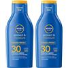 Nivea Sun protezione & cura latte solare, 100 milliliters (Confezione da 2)