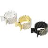 ACQTULOU Confezione da 3 fermagli per capelli piccoli per coda di cavallo alta, fermagli per capelli in metallo antiscivolo, per coda di cavallo, forcine decorative, accessori per capelli per donne e ragazze