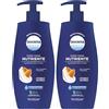 Leocrema - Crema Corpo Nutriente, con Olio di Mandorlo e Pantenolo, e Hydra 3 Skin Serum, Idratazione per 72 ore, a Rapido Assorbimento, per Pelle secca, 500ml (Confezione da 2)