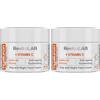 RevitaLAB Hyaluron Anti-Aging Day and Night Cream, Enriched with Vitamins A, B3, B5, E, C, Jojoba Oil, and UV Filters for Ages 40 - 55, 50 ml (Confezione da 2)