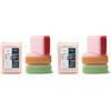martini SPA - Massage Color - Spugna new skin doppia azione, poliuretano, colore assortito casuale, 14.3x9.5x5.5 cm, 17g, 1 unità -MADE IN ITALY- (Confezione da 2)
