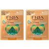Fria K-Beauty Maschera Viso India con Vitamina C e Acqua di Fiori di Arancio, Effetto Illuminante e Uniformante sulla Pelle, Dermatologicamente Testata, Confezione da 2 Maschera