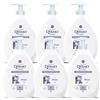 Dermomed Sapone Liquido Mani Relax all'Iris con Acido Ialuronico e Glicerina, Idratante e Emolliente per Pelli Delicate, Profumo Sublime e Cipriato, pH Neutro, Dermatologicamente Testato, 600 ml x 6
