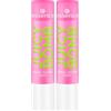 Essence Cosmetics Juicy Bomb Glossy Butter Balsamo Labbra, Naturale, Lucida, Rugiadosa, 2.5 g (Confezione da 2)