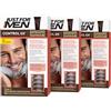 Just For Men Control GX Shampoo Barba, riduce le setole bianche ogni lavaggio, per risultati sottili e naturali, tutte le sfumature, 118 ml (confezione da 3)