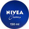 NIVEA Crema Viso Corpo & Mani (1 X 150 Ml), Crema Idratante A La Texture Untuosa Arricchita In Eucerit, Cura Idratante Multiuso Per Tutta La Famiglia