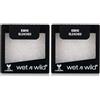 Wet n Wild - Color Icon Eyeshadow Glitter Single - Ombretto Glitter Brillante Singolo Bianco - Super Pigmentato, con Formula Idratante e Setosa - Vegan - Bleached (Confezione da 2)