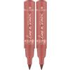 Essence Cosmetics Line N' Stain Tattoo Lip Liner, Lunga Durata, Definizione, Effetto Colorante, Colore Intenso, 2.5 ml (Confezione da 2)