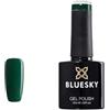 Bluesky Smalto Per Unghie Gel, Green Glitter, Lt139, Verde, Luccichio, Neon (Per Lampade Uv E Led) - 10 Ml