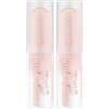 Essence Cosmetics Fondotinta in Stick, Curativo, Coprenza, Focalizzazione Leggera, Naturale, 10 g (Confezione da 2)