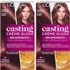 L'Oreal Paris LOreal Paris Casting Creme Gloss Baño De Color 550 Caoba (Confezione da 2)