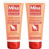 Mixa - Crema mani riparatrice, Linea "Intensif Peaux Sèches", all'Allantoina, per mani screpolate, Tubetto da 100 ml (Confezione da 2)