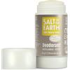 Salt Of the Earth Deodorante naturale in stick Salt of the Earth, ambra e sandalo - Vegano, ricaricabile, approvato da Leaping Bunny, prodotto nel Regno Unito - 84g