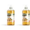 MAITRE SAVON DE MARSEILLE Maître Savon de Marseille - Sapone di Marsiglia liquido di Colonia - 500ml. 96% origine naturale (Confezione da 2)