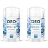 Deo Naturals Deodorante ipoallergenico naturale Deo Naturals 100 g con allume di Rocca, senza parabeni, SLS e fragranze (Confezione da 2)