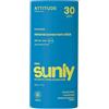 ATTITUDE Mineral Sunscreen Stick for Kids, SPF 30, EWG Verified, Plastic-Free, Broad Spectrum UVA/UVB Protection with Zinc Oxide, Dermatologically Tested, Vegan, Unscented, 60 g