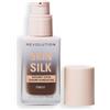 Revolution Beauty London Makeup Revolution, Skin Silk Serum Foundation, Light to Medium Coverage, Contains Hyaluronic Acid, F18, 23ml