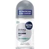 NIVEA MEN Deodorante Roll on Derma Control Clinical Ultra Comfort 50 ml, Deodorante uomo antitraspirante per una protezione 100h, 2x Acido Ialuronico e Pro-Vitamina B5, Senza alcool, Profumo fresco