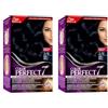Color Perfect 7 Wella Color Perfect - Colorazione permanente per capelli idratati e luminosi - Tono nero azzurro (Confezione da 2)