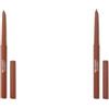 Revlon ColorStay Longwear Lip Liner, 635 Sienna + Longwear Lip Liner, Nude 630