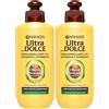 Garnier Ultra Dolce, Puro Olio di Avocado e Burro di Karité, Crema Modellante 2 in 1 Definizione e Nutrimento, 200ml (Confezione da 2)