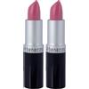 Benecos - natural beauty 90702 rossetto - luccicante - con olio di jojoba biologico e cera d'api biologica - rosa rosa (Confezione da 2)