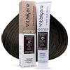 Vitalcare | +Sense - Colorazione Permanente Professionale, Crema Colorante Capelli, Senza Ammoniaca, Resorcina, PPD, Siliconi - Con Olio Di Argan, Macadamia e Avocado, 3/00 Castano Scuro