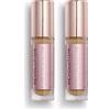 Revolution Beauty London Revolution Conceal & Define Concealer, Correttore per Makeup Viso Leggero, Copertura Totale a Lunga Durata, C12, 4g (Confezione da 2)