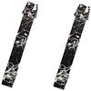 Caravan - Nero/Bianco francese in metallo dipinto a mano Tight Barrette