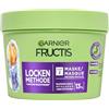 Garnier Maschera idratante per capelli per tutti i tipi di ricci,ripara e rivitalizzata,con acido ialuronico e acido grasso di karité, vegano, senza siliconi, metodo di riccioli fruttati, 1 x 370 ml