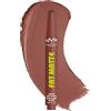 NYX Professional Makeup Fat Matte Smooth Color Lipstick , Rossetto Cremoso, Colore Intenso e Comfort Assoluto, Con Olio di Lampone e Polvere di Tapioca, Shade: Tsty Taupe, 2 gr