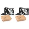 lubiu Sapone Nero al Carbone Attivo - 100g Sapone Antibatterico Profumato - Come Saponetta Corpo e Mani per una Pulizia Approfondita - Saponette Naturali Bio0 (Confezione da 2)
