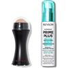 Revlon Volcanic Roller, Rullo per Viso con Pietra Vulcanica, Opacizzante & Revlon Prime Plus Makeup & amp; Skincare Primer Viso, Mattifying + Pore Reducing, Opacizzante & amp