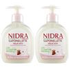 NIDRA | Sapone liquido alla mandorla con proteine del latte, dermatologicamente testato, Made in Italy, 300 ml (Confezione da 2)
