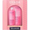 Gyada Cosmetics, Silky Hair Box, Set Regalo Per Capelli Lisci E Crespi, Kit Con Shampoo E Balsamo, A Base Di Di Avena, Acai, Lino E Amaranto, 250 Ml + 200 Ml