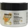 Tahe Miracle Gold Maschera anti-crespo per capelli sottili con cheratina, provitamina B5 ed estratto di camomilla, 300 ml