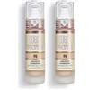 Revolution Beauty London Makeup Revolution, IRL Filter Longwear Foundation, Medium to Full Coverage, F6, 23ml (Confezione da 2)