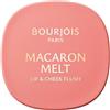 Bourjois | Macaron Melt Lip & Cheek Flush |Tonalità 2 Honey Nougat | Fard | Texture elastica in polvere in crema | Velluto | Formula leggera | Specchio incorporato | 8 g