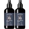 Euphidra Mr. - Spray Tonificante Viso Corpo per uomo, Lozione Multifunzionale, Acqua Tonificante Rinfrescante, Immediata Sensazione di Freschezza, Flacone Spray da 200 ml (Confezione da 2)