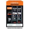 L'Oréal Paris men expert L'Oréal Men Expert Set regalo per uomini con deodorante 5 in 1 e gel doccia XXL 5 in 1 per capelli, corpo e viso, confezione risparmio con deoroller Carbon Protect e Pure Carbon Bodywash, 3 pezzi